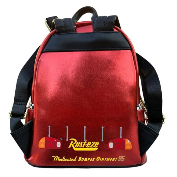 Loungefly  Disney Pixar Cars Metallic Lightning McQueen Cosplay - Picture 2 of 5